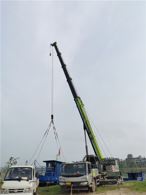 澄迈县桥梁建设吊装案例